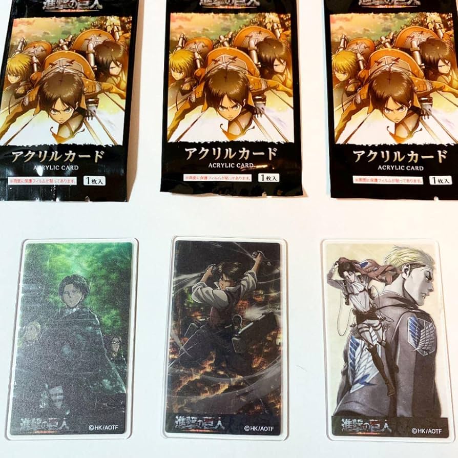 訳あり】 進撃の巨人 マテリアルクラウン 購入特典 カード 香水カード